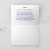 神霊のキリスト、詩のはりつけ カード (内部)