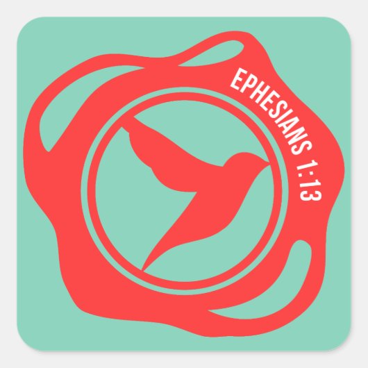 神霊のシール スクエアシール (正面)