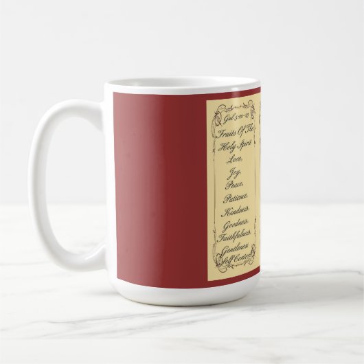 神霊のマグのフルーツ及びギフト コーヒーマグカップ (左)