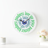 神霊の円形の柱時計のFruitage ラージ壁時計 (ホーム)