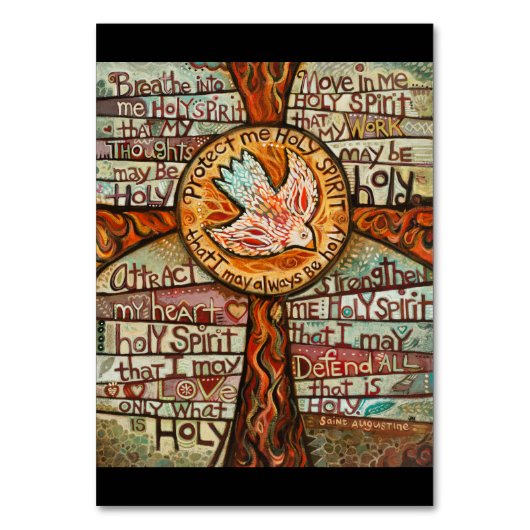 神霊の祈りの言葉カード テーブルナンバー (正面)