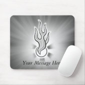 神霊の鳩の炎のデザイン マウスパッド (マウス)