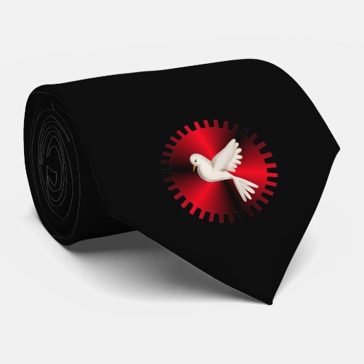 神霊の鳩 ネクタイ (ロール)