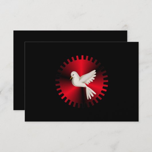 神霊の鳩 出欠カード (正面/裏面)