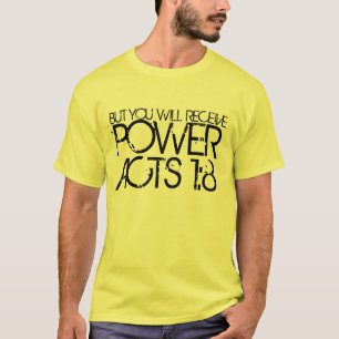 神霊力の聖書の詩は1:8機能します Tシャツ