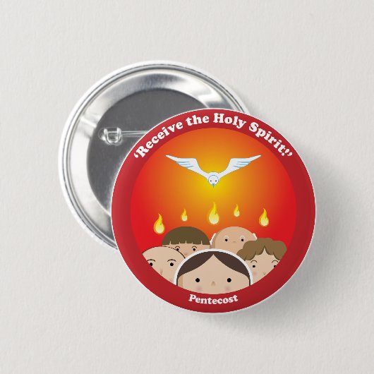 神霊Pentecost 缶バッジ (正面&裏面)