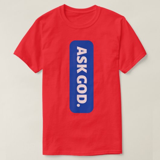 神頼クリスチャン Tシャツ (デザイン正面)