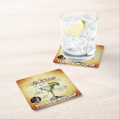 神風カクテルパーティー スクエアペーパーコースター (インサイチュ)