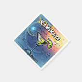 神風カクテル(12#3ドリンクレシピセット) スタンダードカクテルナプキン (角)