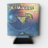 神風カクテル(12#3ドリンクレシピセット) 缶クーラー (正面)