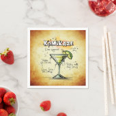 神風バーテンダードリンクレシピ スタンダードカクテルナプキン (インサイチュ)