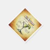 神風バーテンダードリンクレシピ スタンダードカクテルナプキン (角)