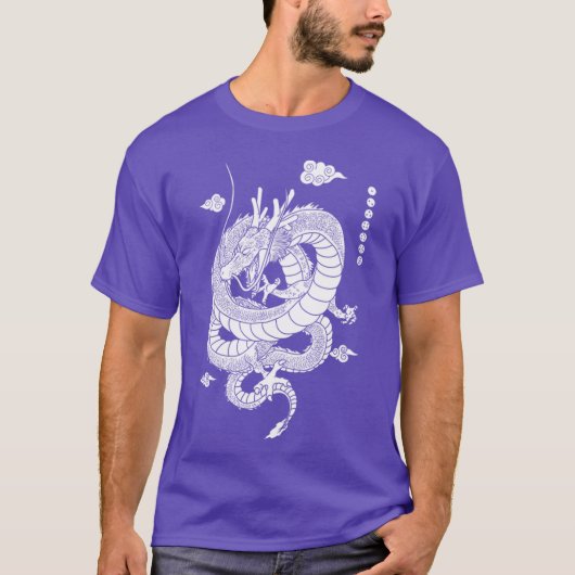 神龍ホワイト Tシャツ (正面)