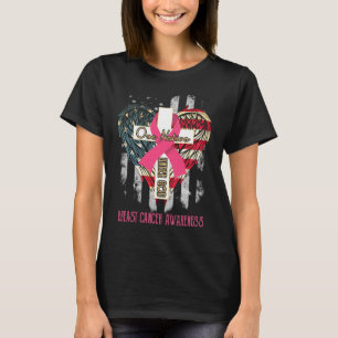 神1の下の乳がん認識度1の国 Tシャツ