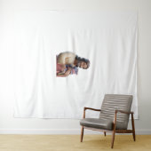 神_イエスとモー調和タン芸術的のトウ タペストリー (インサイチュ(横))