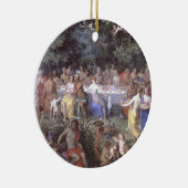 神(キャンバスの油)の饗宴 セラミックオーナメント (右)