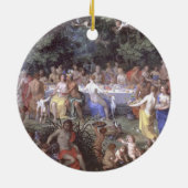 神(キャンバスの油)の饗宴 セラミックオーナメント (裏面)