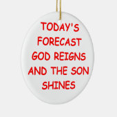 神 セラミックオーナメント (右)