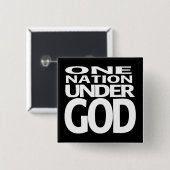 神-ボタンの下の1つの国家 缶バッジ (正面&裏面)