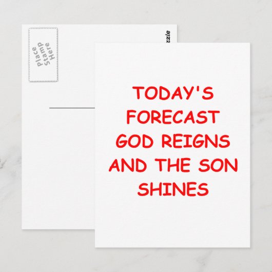 神 ポストカード (正面/裏面)