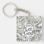 神-壊された粉砕されなかったキーホルダー--を許可して下さい キーホルダー (正面)