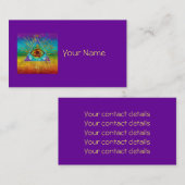 神-抽象的で不完全な芸術のすべての見る目 名刺 (正面/裏面)