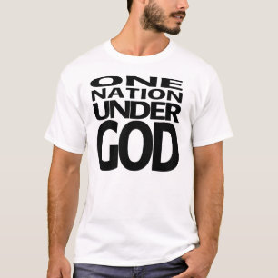 神-白いワイシャツの下の1つの国家 Tシャツ
