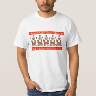 神、金ゴールドおよび栄光 Tシャツ