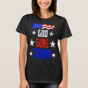 神、銃および切札のTシャツの切札は私の大統領です! Tシャツ