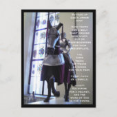 神(馬)の装甲 ポストカード (正面)