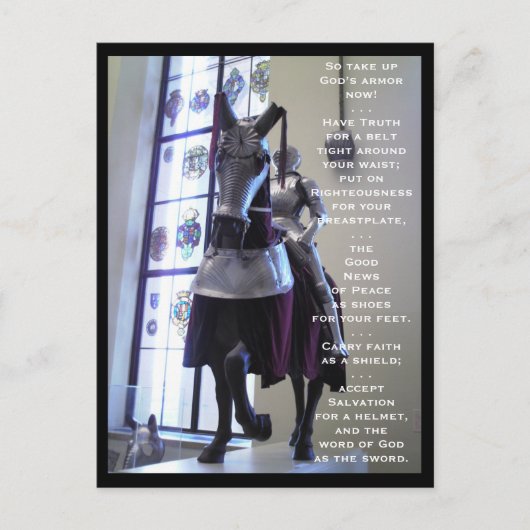 神(馬)の装甲 ポストカード (正面)