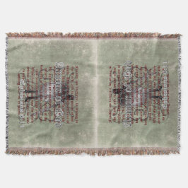 神、Ephesiansの6:10 - 18のキリスト教の兵士の装甲 スローブランケット