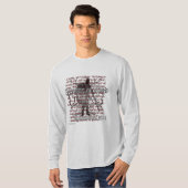 神、Ephesiansの6:10 - 18のキリスト教の兵士の装甲 Tシャツ (正面フル)