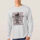 神、Ephesiansの6:10 - 18のキリスト教の兵士の装甲 Tシャツ (正面)