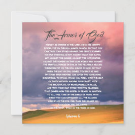 神、Ephesians 6の装甲 カード