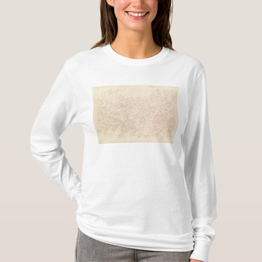 神Danteの`からのDanteそしてビアトリス、 Tシャツ (正面)