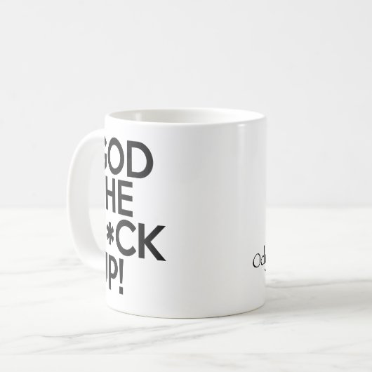 神Fアップ – アセンションマグのオデッセイ – 2 コーヒーマグカップ (正面左)