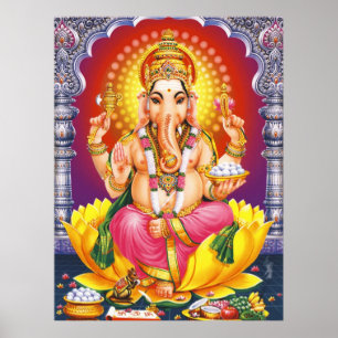 神Ganesha ポスター
