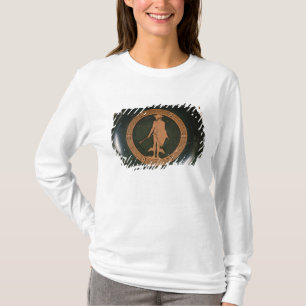 神Hermesを描写するギリシャの赤姿のコップ Tシャツ