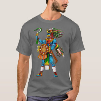神Huitzilopochtliアステカ Tシャツ