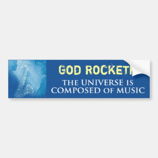 神Rocketh バンパーステッカー