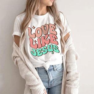 神Tシャツ、弟子のシャツ、イエス様Tシャツのような愛 Tシャツ