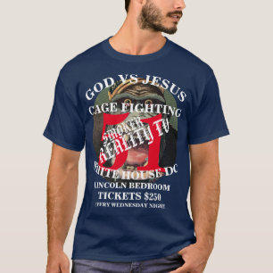 神vsイエズスカージワシントンDCリンカーンと戦う Tシャツ
