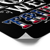 神Weトランプ2024アメリカ国旗の愛国的なクリスティア ポスター (角)