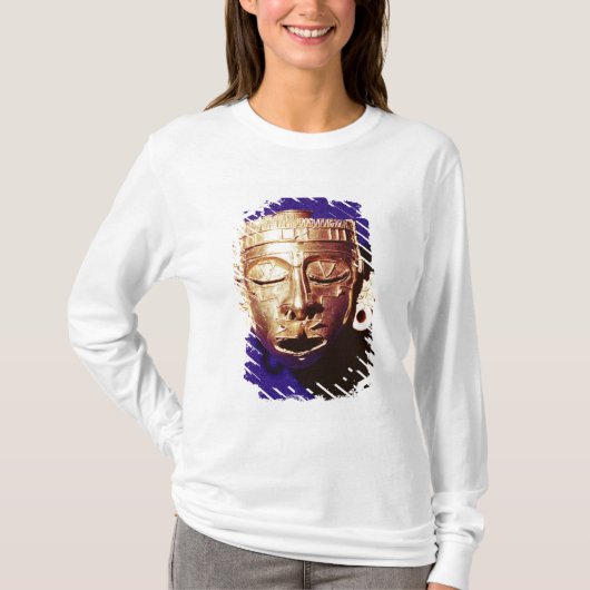 神Xipe Totecのマスク Tシャツ (正面)