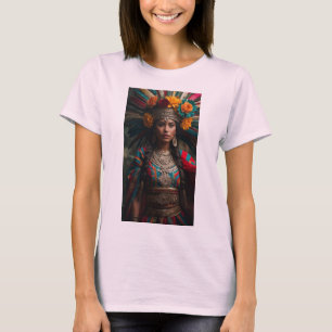 神Xochickzaal – メキシコアステカ神話 Tシャツ