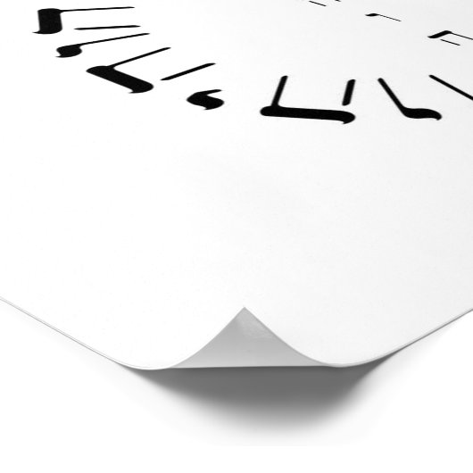 神YHVHの4文字の名前 ポスター (角)