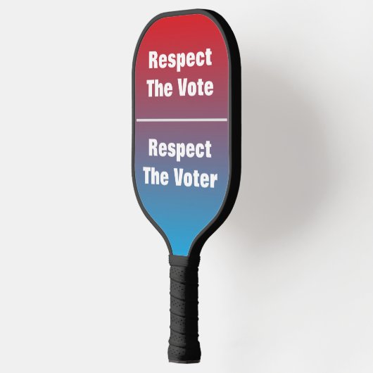 票と投票者を尊重する ピックルボールラケット (左)