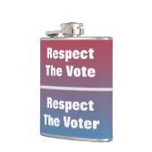 票と投票者を尊重する フラスク (左)