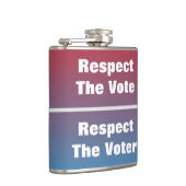 票と投票者を尊重する フラスク (右)